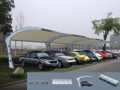 泉州洛江膜结构停车棚供应