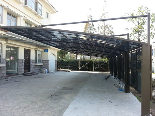 泉州斜拉式汽车棚定做